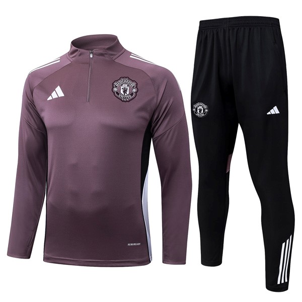 Sudadera De Training Manchester United 2025-2026 Purpura 5